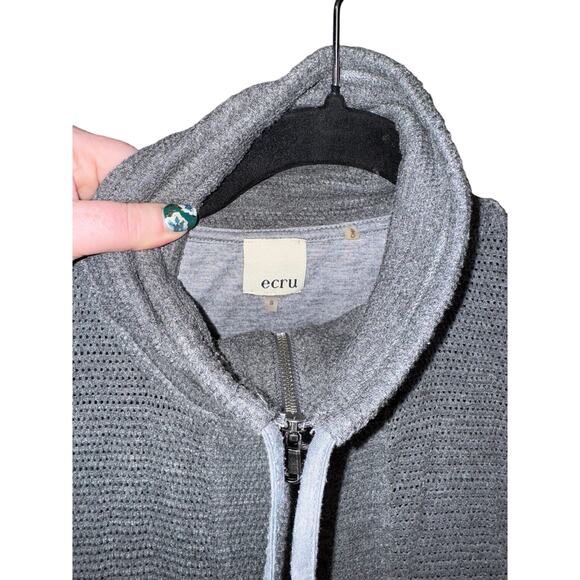 ECRU Zip Up Funnel Neck - Picture 4 of 4